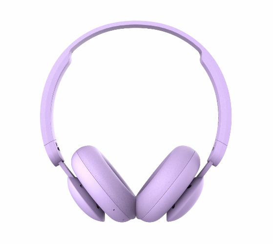 onn. Wireless Bluetooth on-Ear Headphones, Purple (New)
