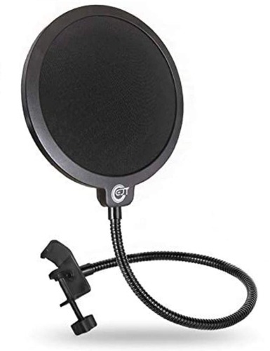 Bee-life 2019 Upgrade Microphone POP Filter, 6 inch Dual Layered POP Shield with Flexible 360Gooseneck Clip Stabilization Arm for Bule Yeti, Studio Mic, Broadcasting and Vocal Recording