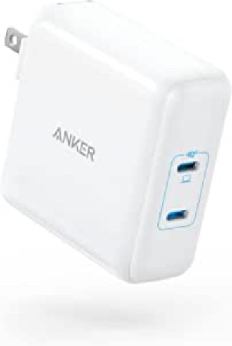 Anker 100W USB C , 2-Port Powerful Fast Compact Charger for MacBook Pro/Air, iPad Pro, Google Pixelbook, ThinkPad, Dell XPS, iPhone 14 13 Pro/Galaxy/Pixel, and More(Cable Not Included)