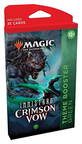 Magic TCG Magic: The Gathering Crimson Vow Theme Booster - Green