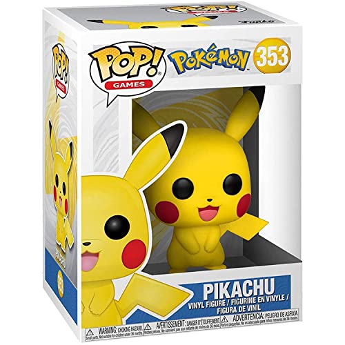 Funko Pop! Games: Pokemon - Pikachu - Collectable Vinyl Figure - Gift Idea - Official Merchandise - Toys for Kids & Adults - Video Games Fans - Model Figure for Collectors and Display - Box