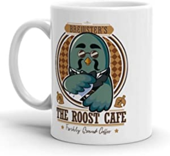 LILYNORRIS Coffee Mugs Animal Ceramic Crossing Travel Brewster's Christmas The Birthday Roost Tea Cafe Cups 11 Oz Coffee Mug Gifts For Friend Family Coworker Xmas Christmas