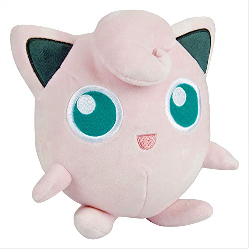 Pokemon Pokémon 8" Jigglypuff Plush - Officially Licensed - Generation 1 Red and Blue Figure - Quality Soft Stuffed Animal Toy - Add to Your Collection - Gift for Kids, Boys, Girls Fans - 2+
