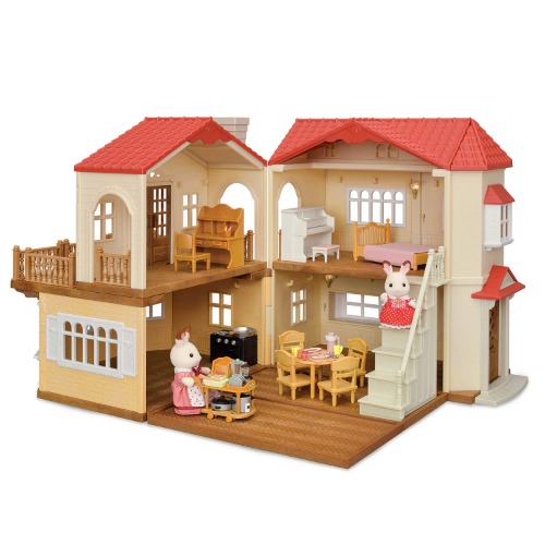 Calico Critters Red Roof Country Home Gift set, Cottage - 