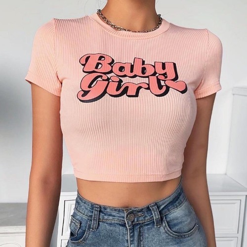 Basic Baby Girl Tee - M