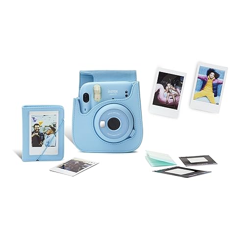 INSTAX mini 11 Sky Blue camera bundle - Sky Blue - camera and accessories bundle