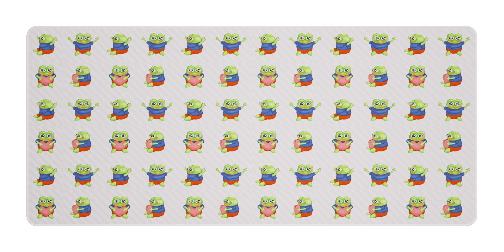 Peepo Desk Mat - Light (Collab @ PeepoParadise)