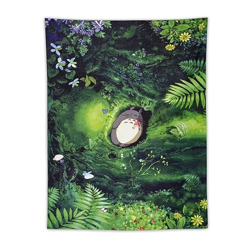 Totoro Movie Poster, My Neighbor Cat Japanese Anime Tapestry Wall Art Print Gift Picture Painting Artwork Bedroom Home Decor 30"x40" - style-5