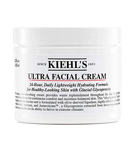 Kiehl's Since 1851 Ultra Facial Cream 125 ml Jar - Unscented - 4.23 Fl Oz (Pack of 1)