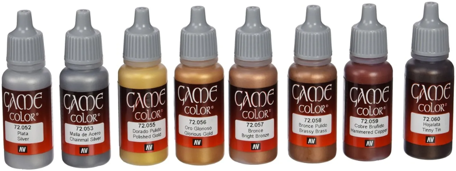 Vallejo Game Metallic Color Set