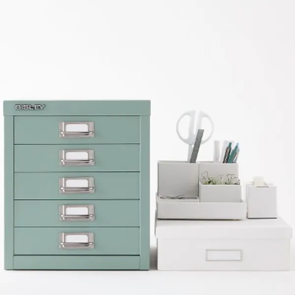Bisley Sage Green 5-Drawer Cabinet