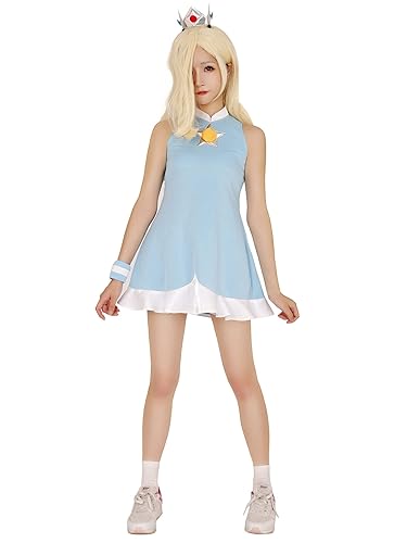 miccostumes Women's Anime Costume Dress and Crown for Princess Cosplay - Small