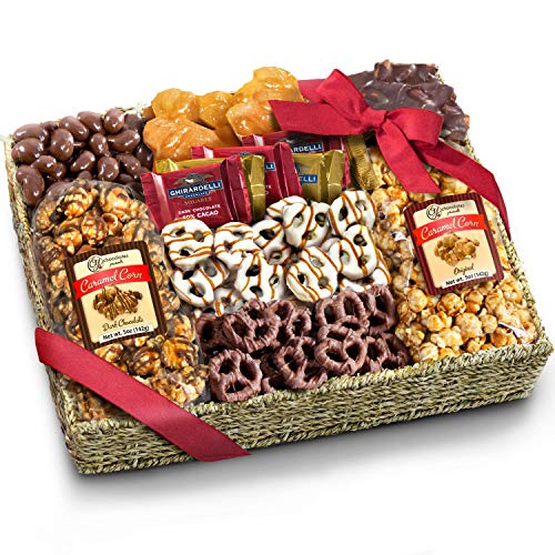 A Gift Inside Chocolate, Caramel and Crunch Grand Gift Basket - Chocolate - 1 Count (Pack of 1)