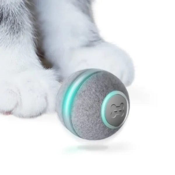 Automatic Cat Toy Interactive Cat Ball, Rechargeable, Safe and Durable 360 Degree Rotating Ball for Indoor Cats and Kittens, 3 Modes Smart Cat Toy Ball