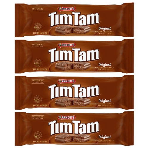 Arnott's Tim Tam Original Australian Chocolate Biscuits (4 Pack) Box Packaging for Protection - Imported from Australia
