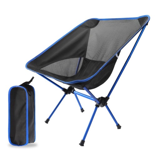 Lightweight Foldable Outdoor Moon Chair - Blue