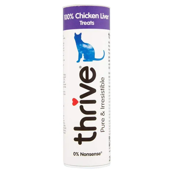 Thrive 100% Chicken Liver Cat Treats 25g