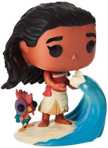 Funko POP! Disney: Ultimate Princess - Moana With Wave and Chicken Hei Hei Funko POP! Vinyl Toys 55970