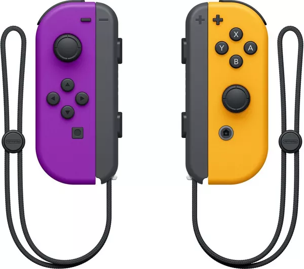 Buy NINTENDO Switch Joy-Con Wireless Controllers - Purple & Orange | Currys