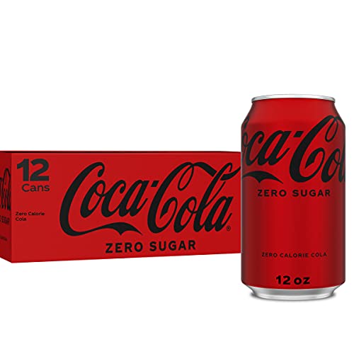 Coke Zero Sugar Cola Soda, 12 oz, 12 Pack - Coca-Cola Zero Sugar - 12 Fl Oz (Pack of 12)