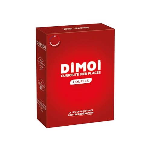 Dimoi Jeu de Couple 240 Cartes pour entamer des Conversations passionnantes et développer sa complicité Amoureuse - Cadeau Femme ou Homme - Idée Cadeau Couple - Édition Couple