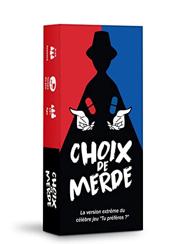 Les stream Talk - Choix de Merde - Le Jeu des dilemmes extrêmes - Jeu de société Adulte - Jeu d'ambiance - Jeu de Carte pour des soirées Cultes Entre Amis - Humour Noir