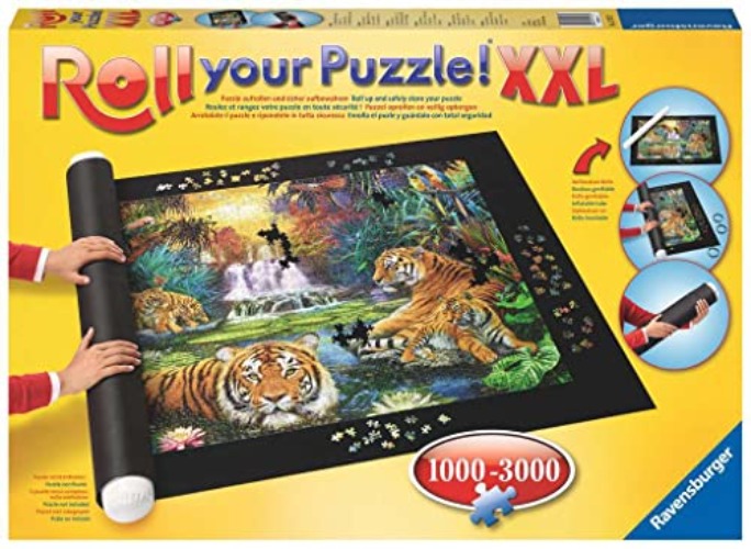 Ravensburger Roll your Puzzle XXL - tapis de puzzle pour puzzles de 3 000 pièces maximum, bloc-puzzle à rouler, accessoires pratiques pour ranger les puzzles, 150 x 100 cm - Puzzle XXL