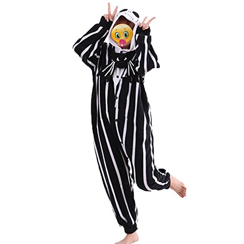 Grenouillère Jack Skellington - L'étrange Noël de monsieur Jack, Déguisement/Pyjama unisexe pour adulte - XL