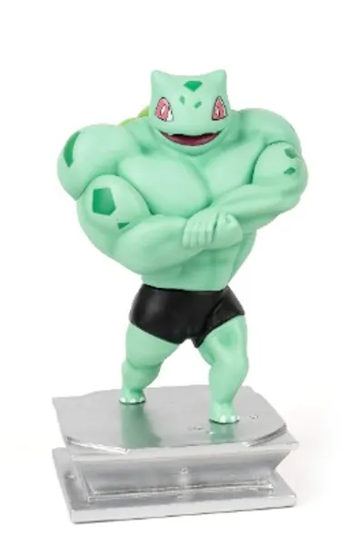 Anime Action Figure GK Bulbasaur Figure Statue Figurine Bodybuilding Series Collection Birthday Gifts PVC 7 "