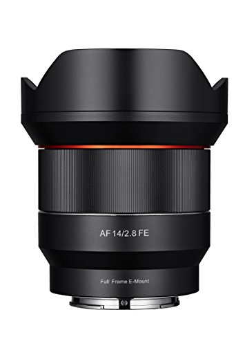 Samyang SYIO14AF-E 14mm F2.8 Full Frame Auto Focus Lens for Sony E-Mount, Black