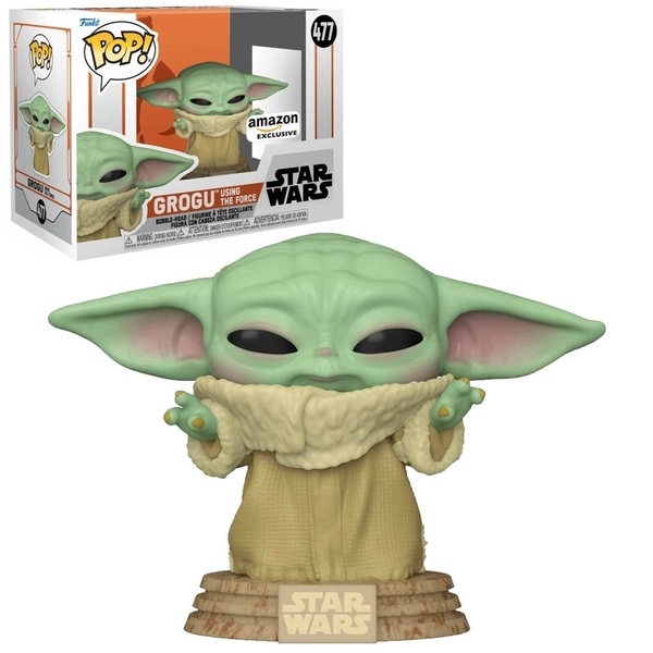 The Mandalorian Grogu using the Force Pop! Vinyl Figure | Nexus vefverslun