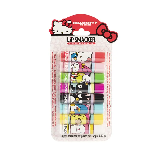 Lip Smacker Hello Kitty and Friends 8-Piece Lip Balm Party Pack - Hello Kitty