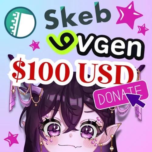 $100 Skeb/ Vgen Commission