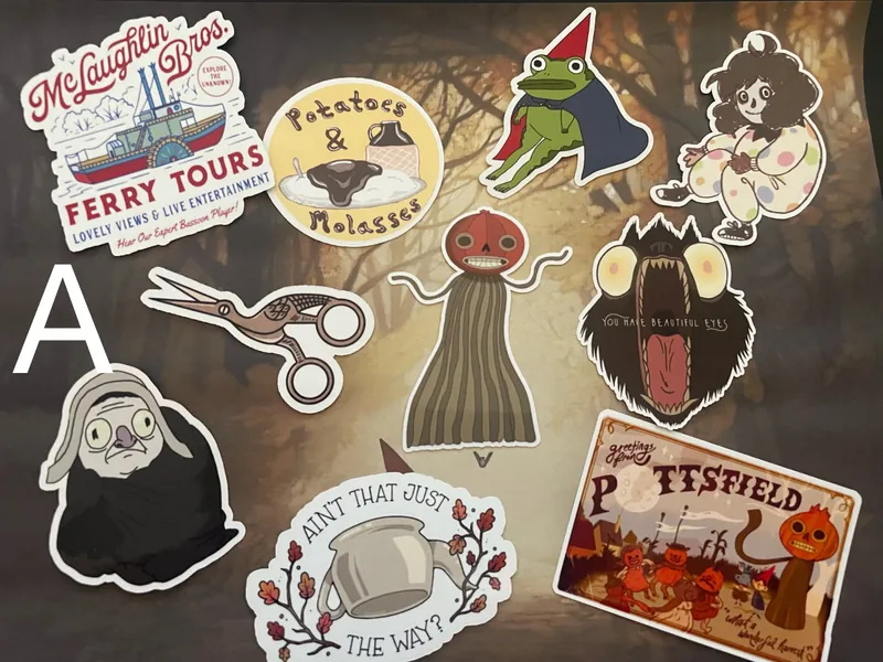 Over the Garden Wall 10-pack of stickers