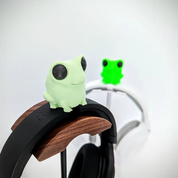Frog Headset Attachment, Froggy Headphone Ears, Kawaii Gaming Accessories