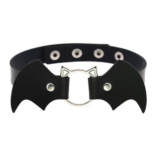 Vampire Bat Choker - pink