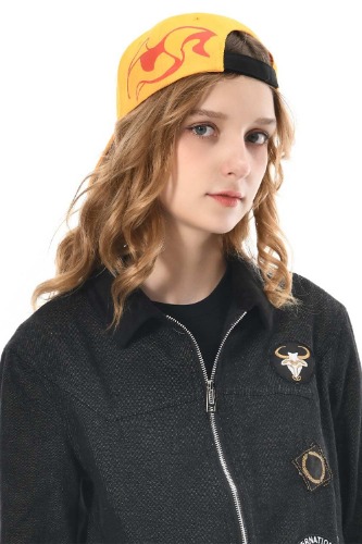 Taeyue Adult Raze Cosplay Hat Baseball Cap Unisex Halloween Adjustable Costume Headwear Hat - Hat Yellow