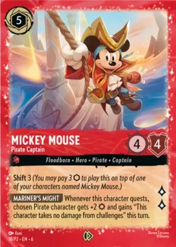 Mickey Mouse - Pirate Captain (PR2) | Cardmarket