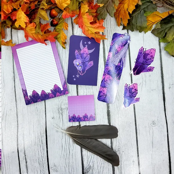 AMETHYST STATIONERY BUNDLE