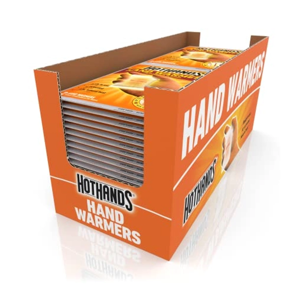 HotHands Hand Warmers - Long Lasting Safe Natural Odorless Air Activated Warmers - Up to 10 Hours of Heat - 40 Pair - Hand Warmers