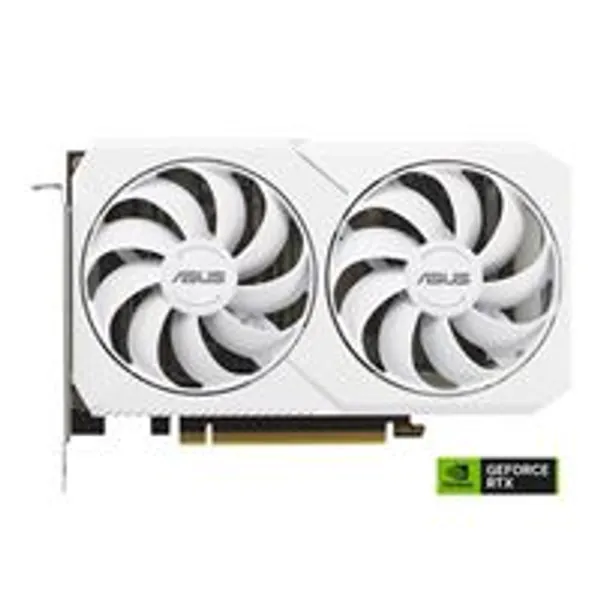 ASUS NVIDIA GeForce RTX 3060 Dual White Edition Overclocked Dual Fan 8GB GDDR6 PCIe 4.0 Graphics Card