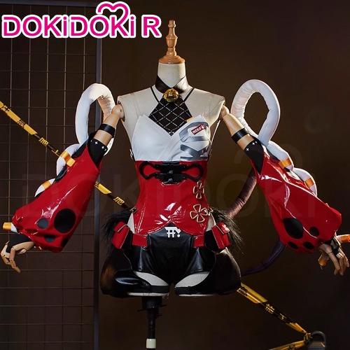 【Size XS-2XL】Dokidoki-R Game Zenless Zone Zero Cosplay Nekomiya Mana Costume Nekomata | Costume Only-XS-Order Processing Time Refer to Description Page