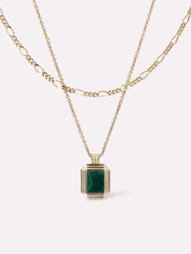 Layered Necklace Set - Temple Green | Ana Luisa Jewelry
