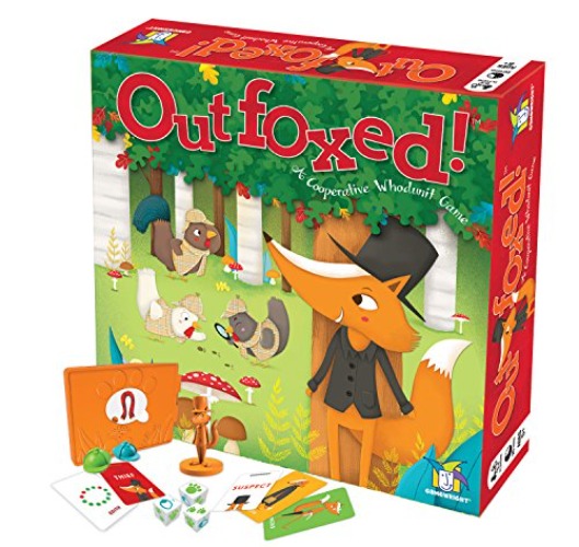 OUTFOXED, A CLASSIC WHO DUNNIT GAME FOR PRESCHOOLERS, 4 players - Single