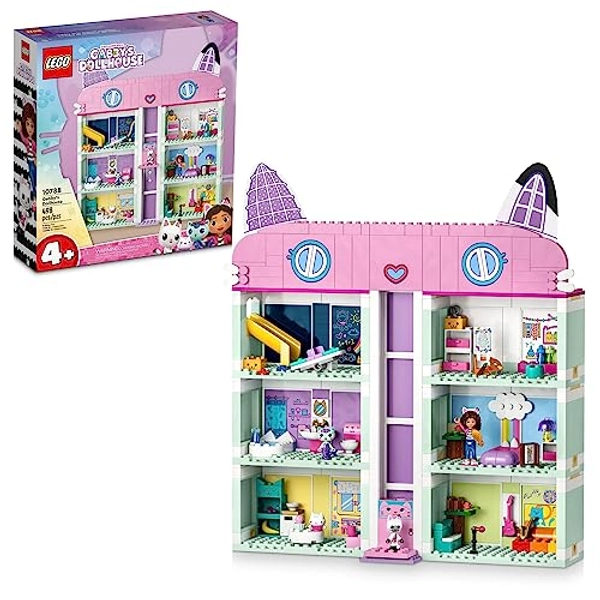 Lego Gabby’s Dollhouse 10788 Building Toy Set, 8-Room Playhouse with Purrfect Details and Popular Characters from The Show, Including Gabby, Pandy Paws, Cakey and Mercat, Kids Toy for Ages 4 and up