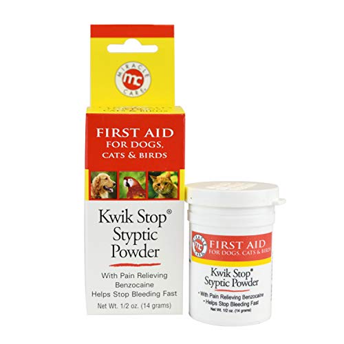 Miracle Care Kwik Stop Styptic Powder, 0.5 Oz - Powder - 0.5 Ounce (Pack of 1)