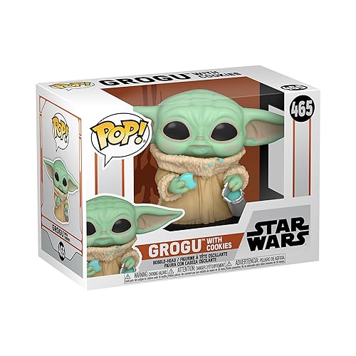 Funko POP! Star Wars: The Mandalorian - Grogu (The Child, Baby Yoda) with Cookie - Collectible Vinyl Figure - Gift Idea - Official Merchandise - for Kids & Adults - TV Fans - Standard