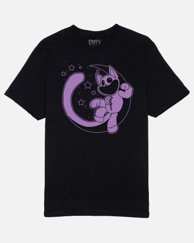 CatNap Moon Black Tee | S