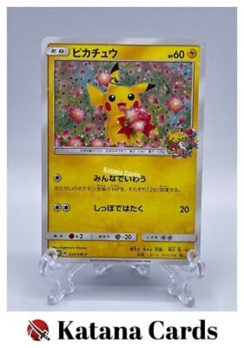 EX/NM Pokemon Cards Pikachu PROMO 224/SM-P SM-P Japanese  | eBay
