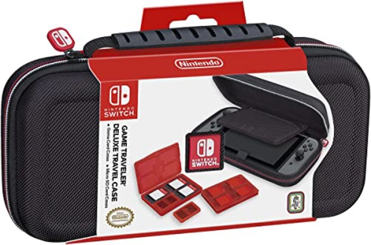 RDS Industries, Inc Nintendo Switch Game Traveler Deluxe Travel Case - Black